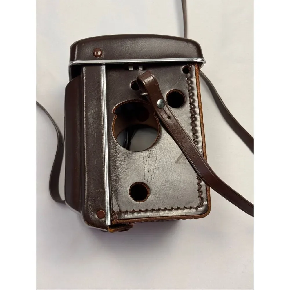 Vintage Yashica Twin Lens Reflex Camera Ever-Ready Case/Brown